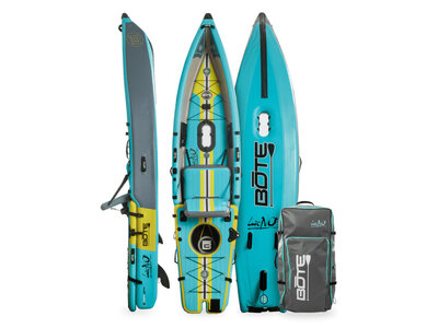 Bote LONO Aero 12′6″ Native Citron Inflatable Kayak