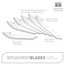 Outdoor Edge 3.0" RazorSafe™ System Drop-Point Replacement Blades