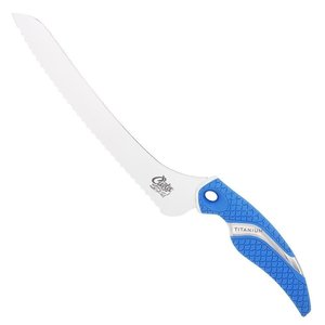 Cuda 9" Titanium Bonded Offset Serrated Knife