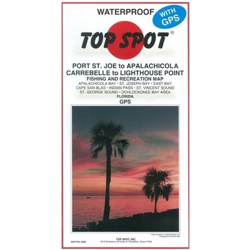 Top Spot Port St. Joe to Apalachicola Fishing Map