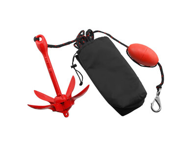 Vibe Kayak 3.5lb Grapnel Anchor and 25ft Rope Vibe Kayak 3.5lb Grapnel Anchor and 25ft Rope
