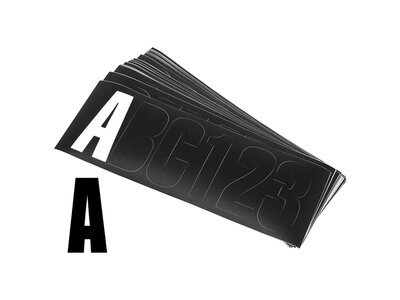 Invincible Marine Boat Letter Kit - Black 3"