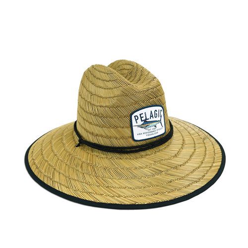 Baja Straw Sunhat Fish Camo Slate