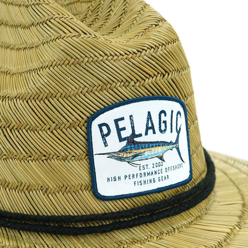 Baja Straw Sunhat Fish Camo Slate