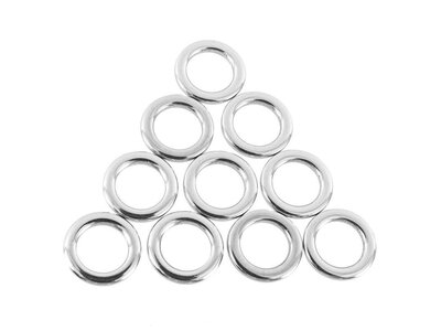 R & R Tackle STAINLESS STEEL KITE RINGS - 9 mm