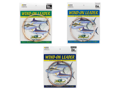 400Lb 25' Smoke Blue Diamond 90007 Monofilament Wind On Leader