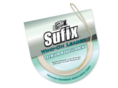 Sufix Wind-On Premium Monofilament Leader - 10 Meter/Clear