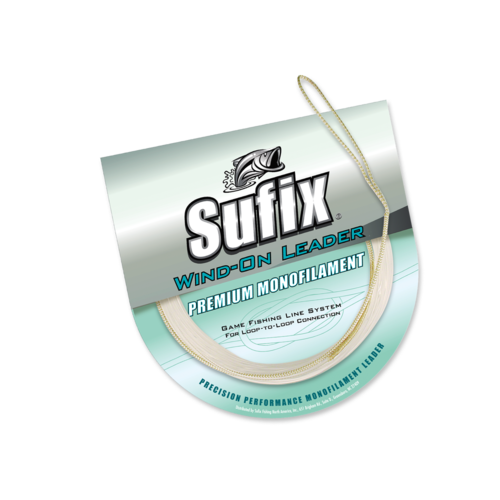 Sufix Wind-On Premium Monofilament Leader - 10 Meter/Clear