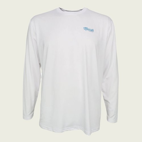 Marsh Wear Low Country Silver LS Performance Shirt