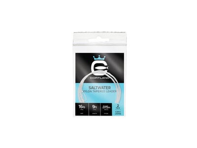 Cortland Saltwater Nylon Tapered Leader 9 FT / 2 PK