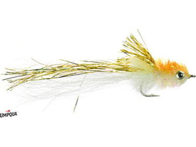 Umpqua Flies MURDICH MINNOW / Size 1/0 - Gold White