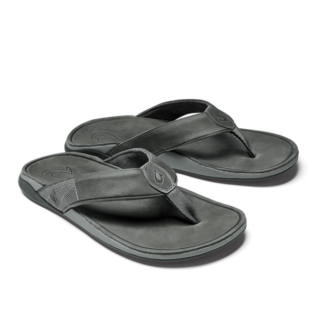 Olukai Tuahine Men's Waterproof Leather Beach Sandals
