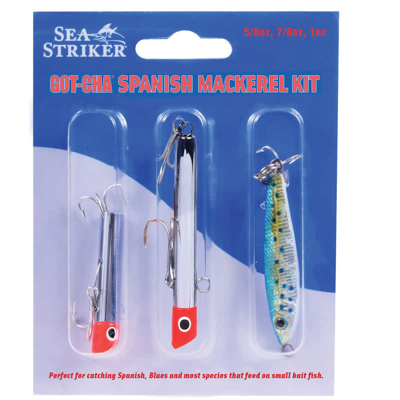 Sea Striker Got-cha Spanish Mackerel Kit / Got-Cha Plug 3 Pack - Florida  Watersports