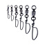 KROK Stainless Steel Dual Rotation Ball Bearing Snap Swivels 2 Pack