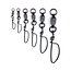 KROK Stainless Steel Dual Rotation Ball Bearing Snap Swivels 10 Pack