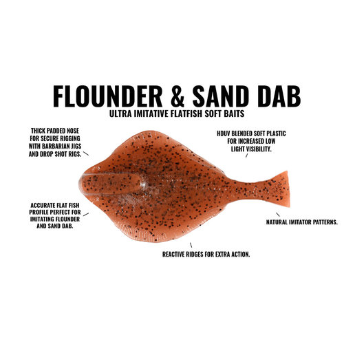 Hogy FLOUNDER 5" (3PACK) AMBER