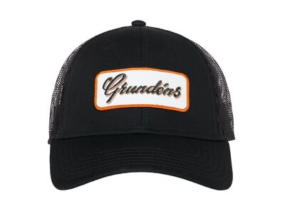 Grundens Black Grundens Script Trucker Hat
