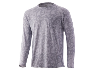 Huk WAYPOINT RUNNING LAKES LONG SLEEVE