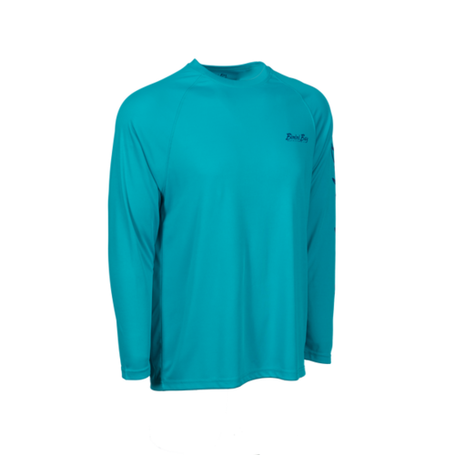 Bimini Bay Hook M' Men's Long Sleeve Shirt - Tarpon Gulf Blue