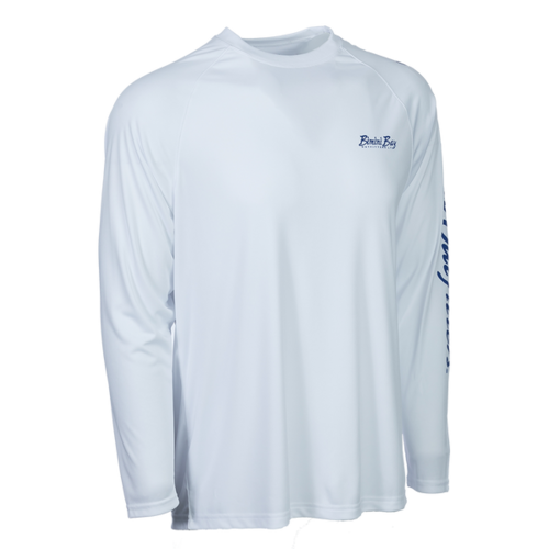 Bimini Bay Hook M' Men's Long Sleeve Shirt - Offshore Slam 3 White