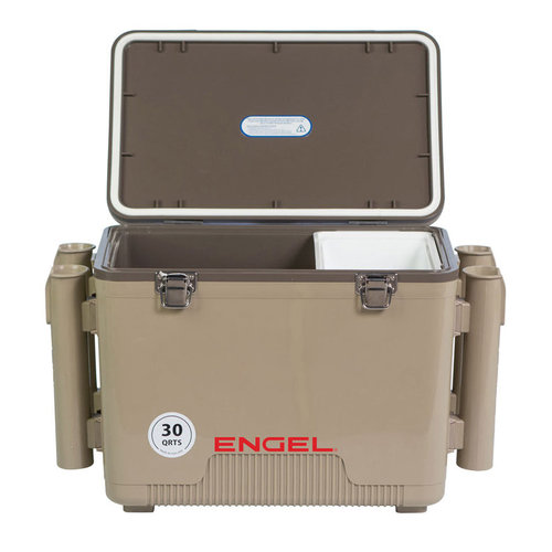 Engel 30 QT Cooler W/ Rod Holders