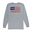 Aftco Wavy LS Tee Graphite Heather
