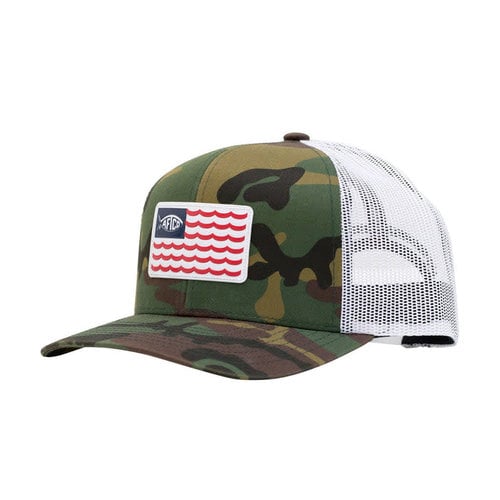 Aftco Canton Trucker Hat Green Camo