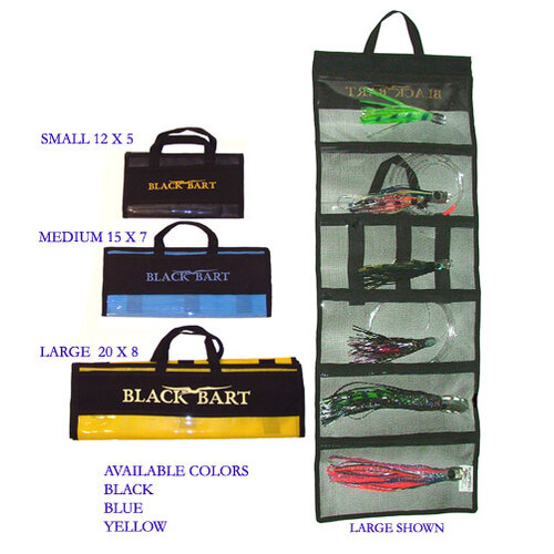 Fishing Tackle Bag 10” x8.5” x 2” Soft Bait Binder Bag Fishing