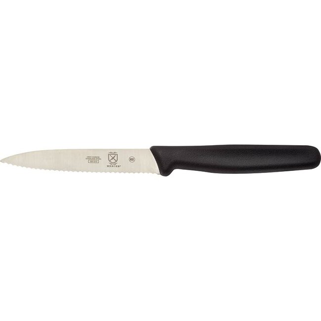 Mercer Sport SERRATED BAIT KNIFE WITH GUARD 4"