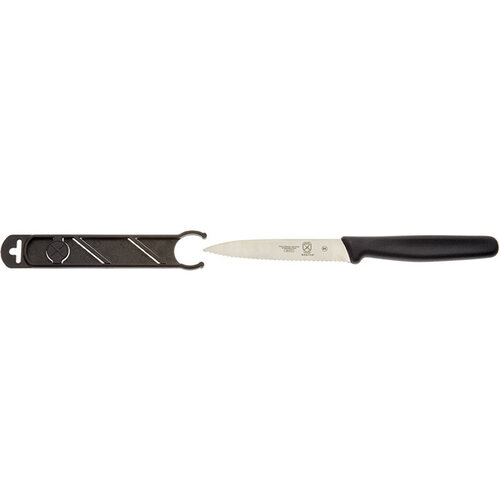 Mercer Sport SERRATED BAIT KNIFE WITH GUARD 4"