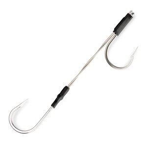 Fathom Offshore STAINLESS 7691S MUSTAD DOUBLE SPUN DOUBLE HOOKSET