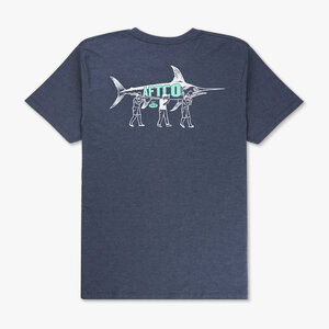 Aftco Teamwork SS T-Shirt - Midnight Heather