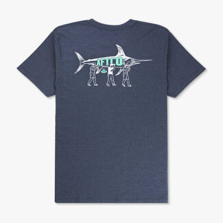 Aftco Teamwork SS T-Shirt - Midnight Heather