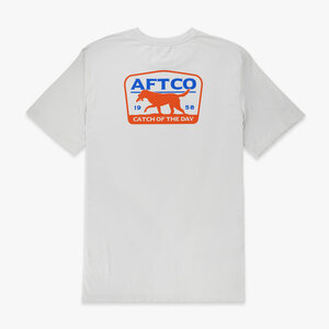 Aftco Fetch UVX SS Sun Protection Shirt - Silver