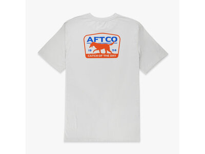 Aftco Fetch UVX SS Sun Protection Shirt - Silver
