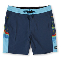 Side Scanner Sonar Mens Shorts - Navy