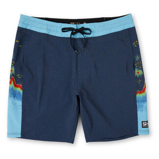 Pelagic Side Scanner Sonar Mens Shorts - Navy