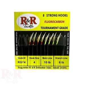 R & R Tackle RGF4 Tournament Fluorocarbon Bait Rig