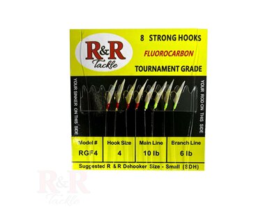 R & R Tackle RGF4 Tournament Fluorocarbon Bait Rig R & R Tackle RGF4 Tournament Fluorocarbon Bait Rig