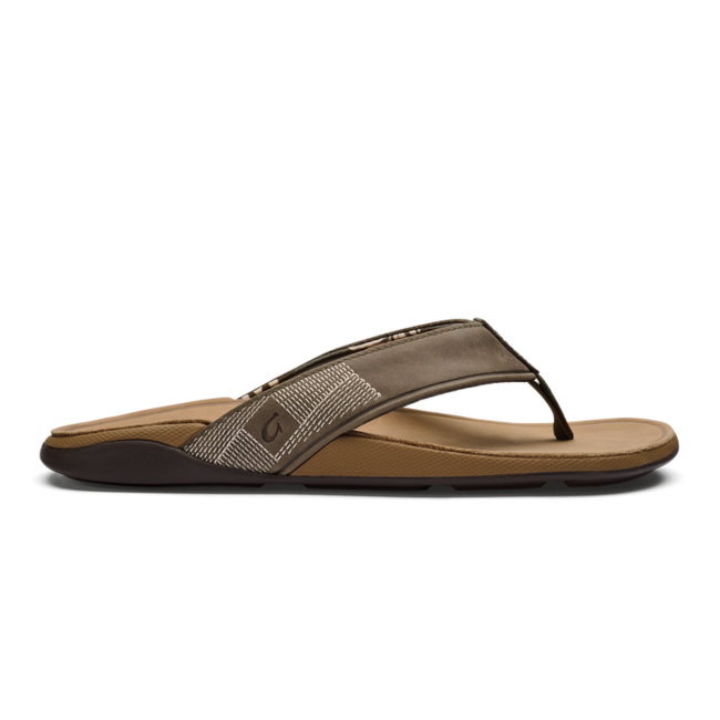 Olukai Tuahine Men's Waterproof Leather Beach Sandals