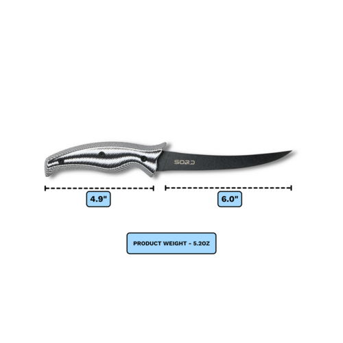 Sord 6" Fillet Knife - Flexy Sord 6" Fillet Knife - Flexy