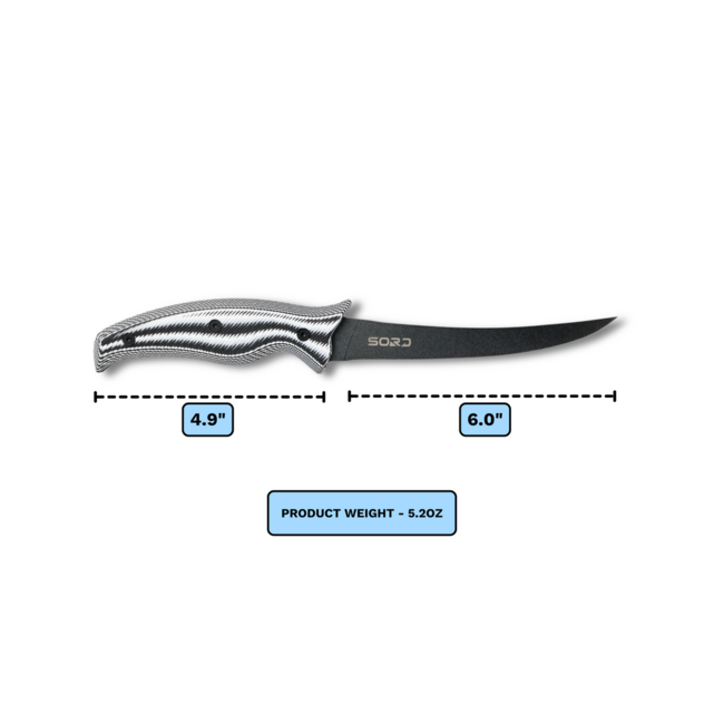 Sord 6" Fillet Knife - Flexy