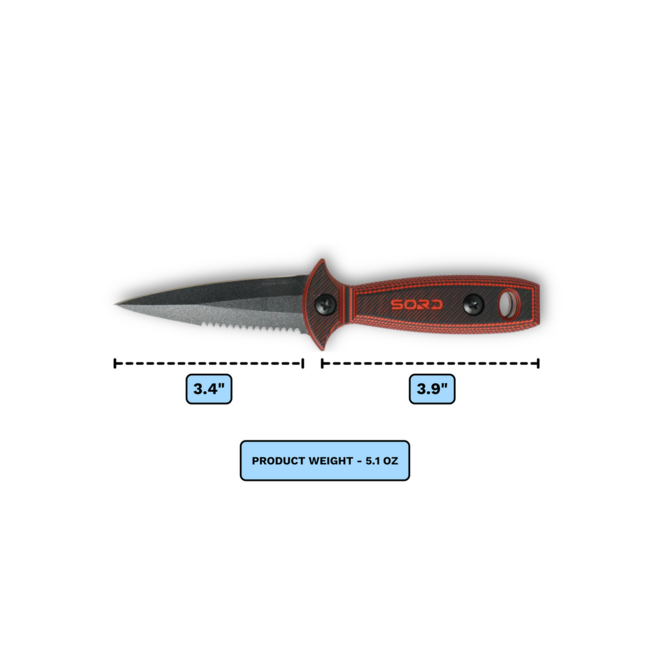 Sord 4" Freediving Knife