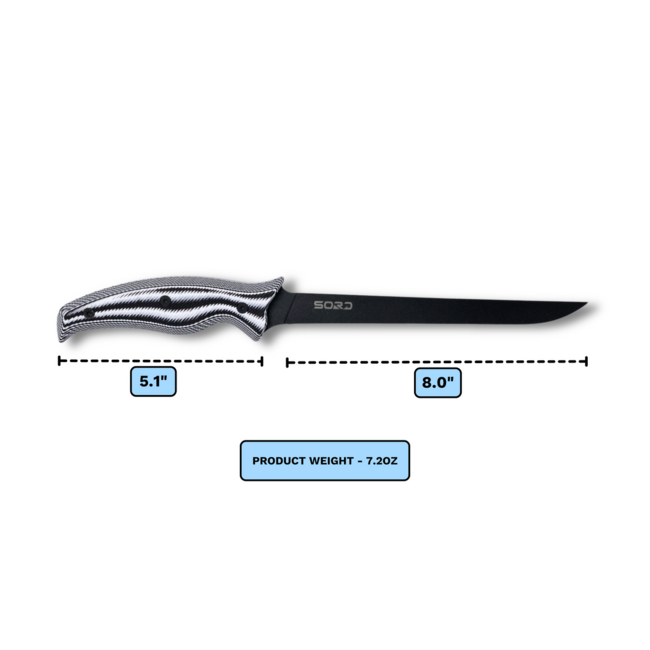 Sord 8" FILLET KNIFE - SUPER FLEX