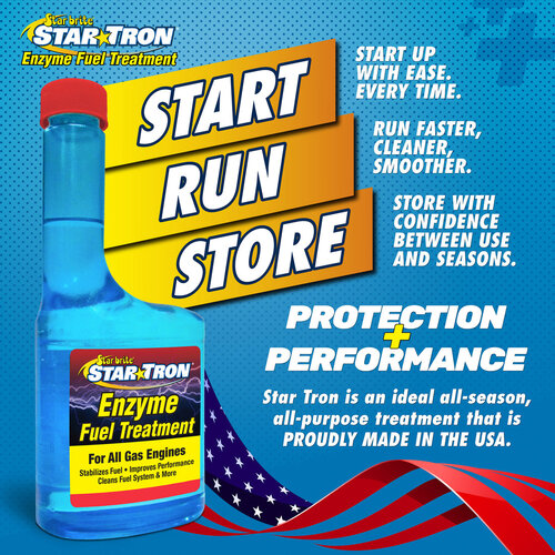Star Brite Star Tron Enzyme Fuel Treatment - Classic Gas Formula  8 OZ.