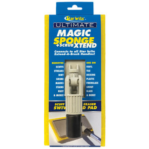 Star Brite Magic Sponge + Scrub XTEND with Flex Head for Pool, RV, Boat
