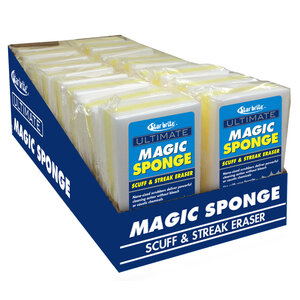 Star Brite Ultimate Magic Sponge - Multipurpose Scuff & Stain Eraser