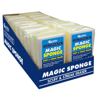 Star Brite Ultimate Magic Sponge - Multipurpose Scuff & Stain Eraser