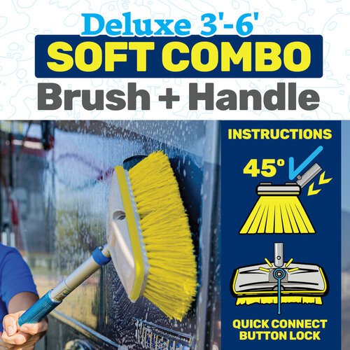 Star Brite Deluxe Telescoping Brush Kit - Multi-Surface Cleaning