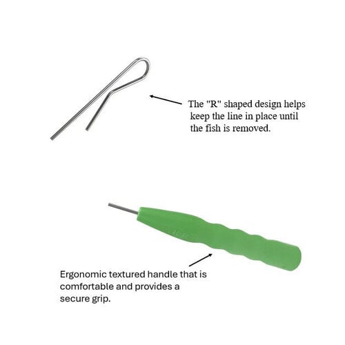 R & R Tackle Small Dehooker Green Glow